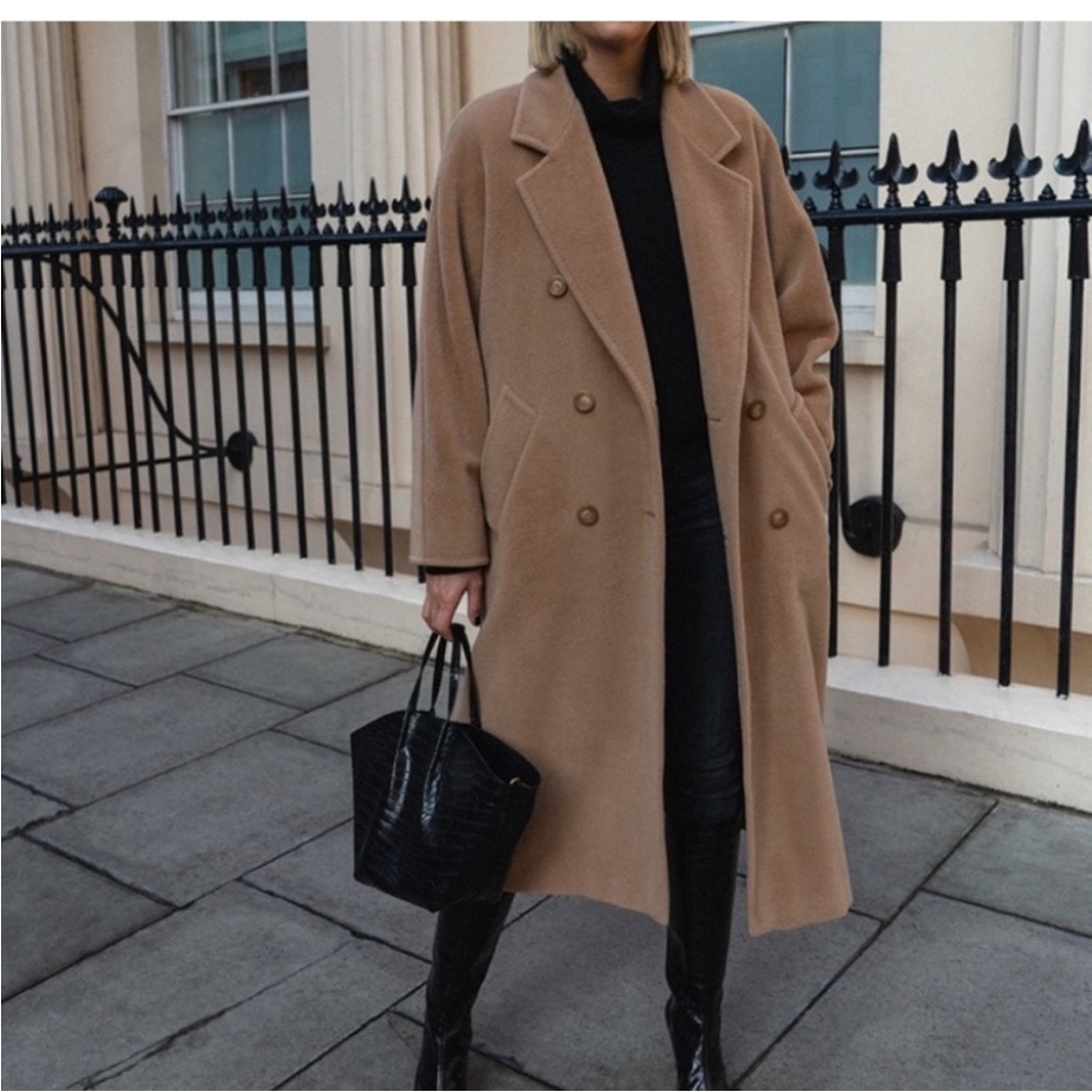 Authentic MaxMara Classic 101801 Icon Coat - Camel